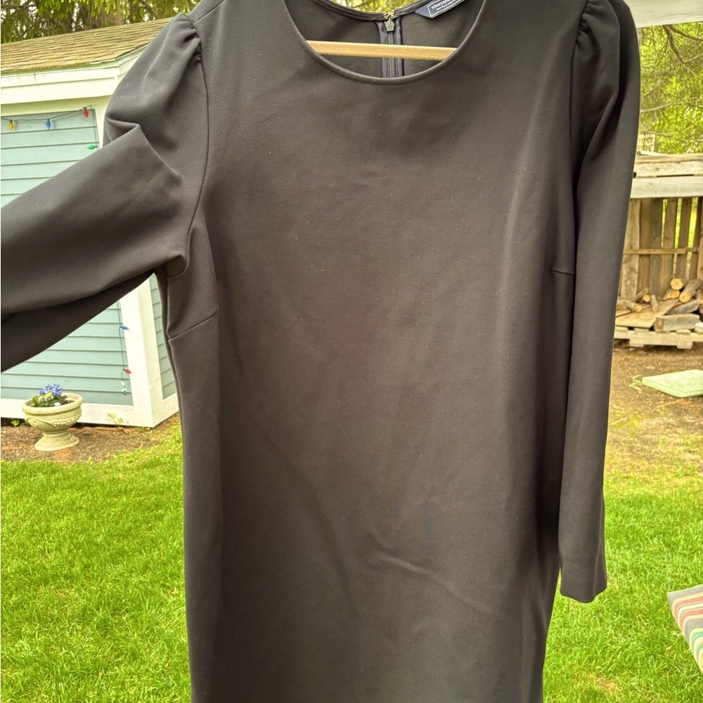 Vineyard Vines Long sleeve Dress 2X EUC beautiful rich black